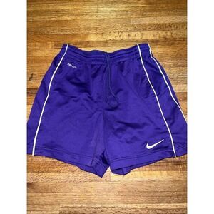 Nike Dri-Fit Women XS Purple‎ Lime Green Athletic Running Gym Training Shorts